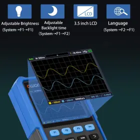 HDS2102 ABESTOP Oscilloscope Digital Handheld Multiumeter Lcd #3