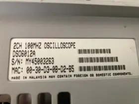 DSO6012A AGILENT Digital Storage Scope Gsa Channel Zoom #2