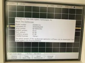 DSO6012A AGILENT Digital Storage Scope Gsa Channel Zoom #3