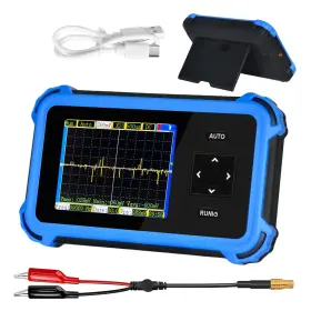 Aiomest Ai-hp-1m Handheld Oscilloscope Beginner Mini Osciloscopio With 1mhz Blue