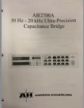 2700A ANDEEN-HAGERLING Ultra Precision Capacitance Bridge #2