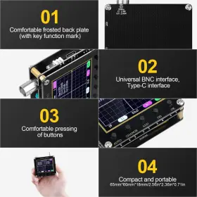 138PRO BEFFKKIP Digital Oscilloscope Lcd Display Mini Osc Kit #3