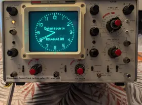 1066B DUTCHTRONIX Permanent Avr Oscilloscope Clock Based