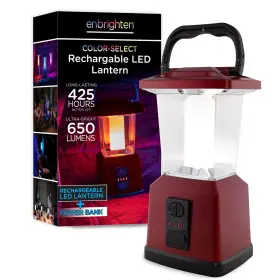 52704 ENBRIGHTEN Dual Power Changing Led Rechargeable Lantern