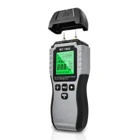 Eoutil Mt1902 Pin-type Wood Moisture Meter 8 Calibration Scales For Hardwood Softwood Dr