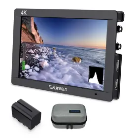 Feelworld Fw703 V2-anp75-of-us 7 Inch On Camera Field Dslr Monitor With F750 4400mah Battery