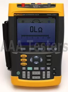 225C FLUKE Scopemeter Oscilloscope Bushealth Scope Meter #2