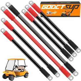 717504426112 GODCTSUP Club Car Battery Cable Golf Wiring Kit