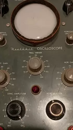 OL-1 HEATHKIT Oscilloscope Channel Tubes #2