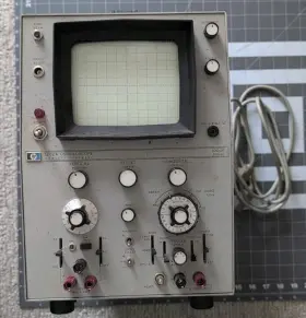 Hewlett Packard Hp 1202a Oscilloscope Powers On But Read Description #engr