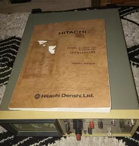 V-211 HITACHI Oscilloscope Manual Powers #2