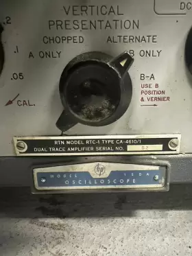 150A HP Hewlett Packard Dual Trace Oscilloscope Cathode Ray #2