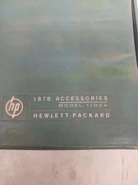 187B HP Set Hewlett Packard Oscilloscope