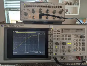 54520A HP Oscilloscope Channels