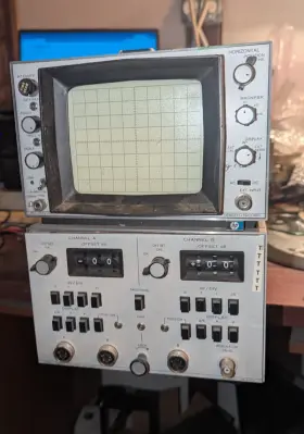180C HP HEWLETT PACKARD Oscilloscope Swept Amplitude Repair