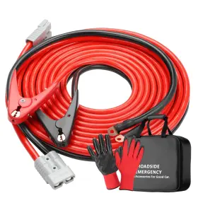 Isinflash 9840309-jm Heavy Duty Jumper Cables 1 Gauge 1000amp 20 Feet Booster Battery Wit