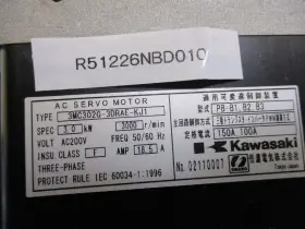 3MC302G-3DRAE-KJ1 KAWASAKI Servo Motor #3