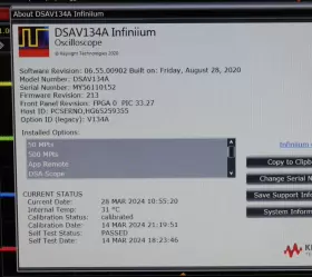 DSAV134A KEYSIGHT High Performance Oscilloscope Pts #3