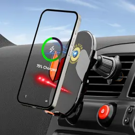 990312440147 KULTIVR Wireless Car Phone Holder Charger Ven