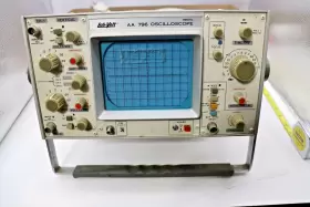 796-AA LAB VOLT Oscilloscope Powers Up