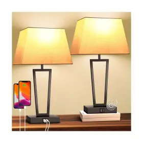 CL-TB-03 LEDIKON Touch Control Bedside Table Lamps Set