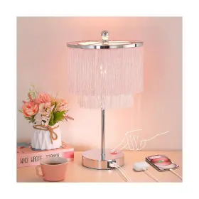 T4564-A LOVLAST Pink Lamp Girls Dimmable Touch Usb Port