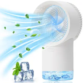 726451420142 LUKYBIRDS Air Conditioner Fan Mini Evaporative