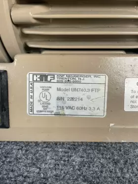 UN740.3 NEUBERGER Knf Vacuum Pump Ftp Tubing #3