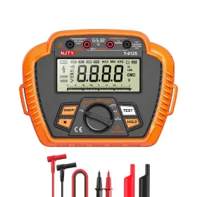 Njty T6125 Digital Insulation Resistance Tester 2500v Megohmmeter 0.01m &