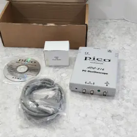 Pico Adc-216 New Open Pc Oscilloscope 12-bit 12vdc Supply Bandwidth 166.0khz