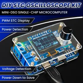 STC8K8A PROXXI Mini Digital Oscilloscope Oled Display Kit