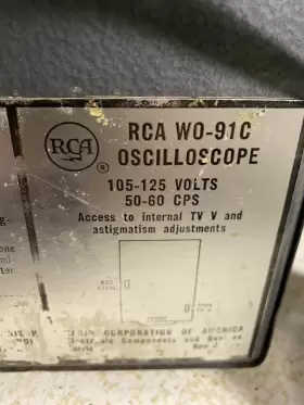 WO-91C RCA Oscilloscope Powers #2