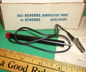 39G3 SENCORE Nos Demodulator Oscilloscope Probe Clean Box