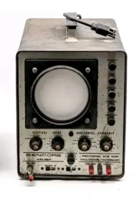 PS148 SENCORE Oscilloscope Vectorscope Powers Lights Up