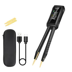 Snakol Sk-bd1 Lcr Meter Digital Multimeter Tweezers Mini Smart 10khz Smd Tester With Oled