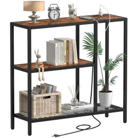 792483850844 SNUGHOME Console Table Power Outlets Entryway