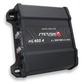 Stetsom 20723 Hl 400x4 2 Ohms - Compact Digital 4 Channel Amplifier 400w Rms 400x4