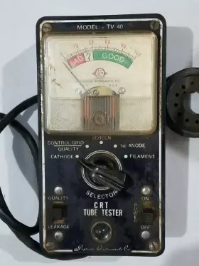 TF26 SUPERIOR Crt Tube Tester Tv Meter