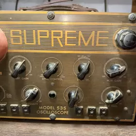 18-D-1488 SUPREME Collectable Oscilloscope Antique Art Deco #3