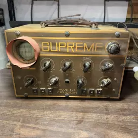 18-D-1488 SUPREME Collectable Oscilloscope Antique Art Deco