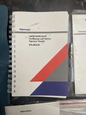 2445B-2455B-2465B TEKTRONIX Oscilloscope Operator Extras #2