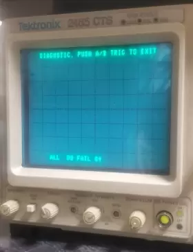 2465CTS TEKTRONIX Oscilloscope Bright Crt Counter Timer #3