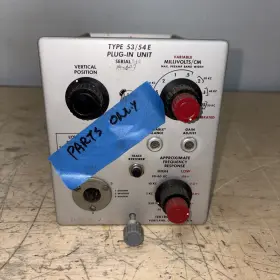 53-54E TEKTRONIX Plug Unit Oscilloscope