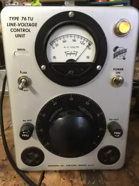 76TU TEKTRONIX Line Voltage Control Collectible #2