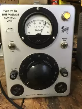 76TU TEKTRONIX Line Voltage Control Collectible