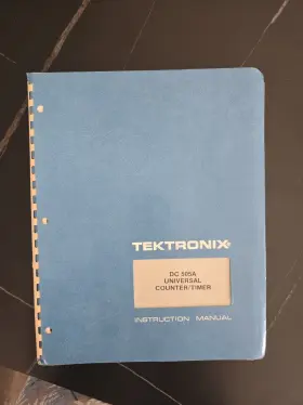 DC505 TEKTRONIX Counter Timer Instruction Manual