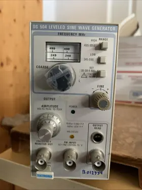 SG504 TEKTRONIX Calibration Sine Oscilloscopes Repair