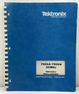 T932A-T935A TEKTRONIX Oscilloscope Instruction Manual