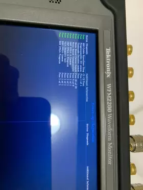 WFM2200 TEKTRONIX Waveform Monitor #2
