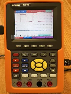 72-8470 TENMA Oscilloscope Channel Msps